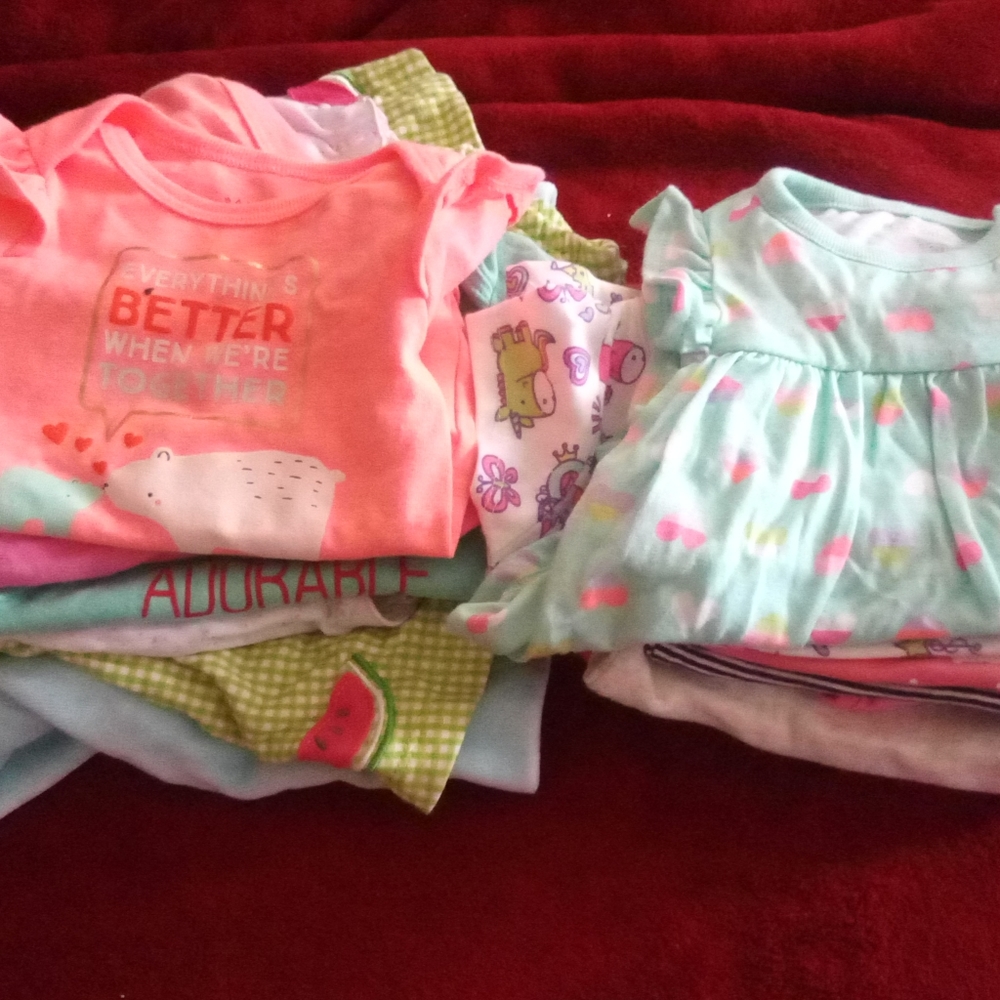 Bundle of babygirl clothes